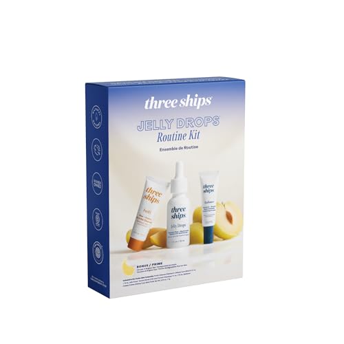 Three Ships Hydrating Skincare Routine Kit with Serum, Cleanser & Eye Masks