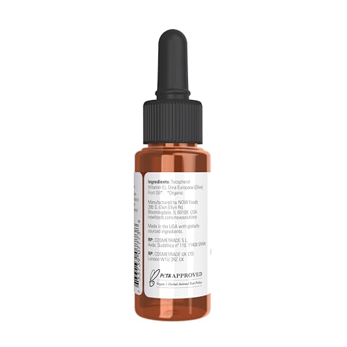 NOW Foods Solutions, E-Oil 23,000 IU, Natural Skin Rejuvenation, Skin Moisturizer, 1-Ounce