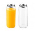 Disposable Juice Cups with Lids 11 oz - Clear PET, 100 Pack, Variation of 16.9 Ounces / Standard Cup
