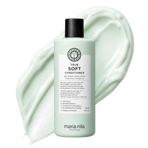 Maria Nila True Soft Conditioner 10.14 Fl Oz for Dry, Brittle, Frizzy Hair - Vegan Swedish Hair Care