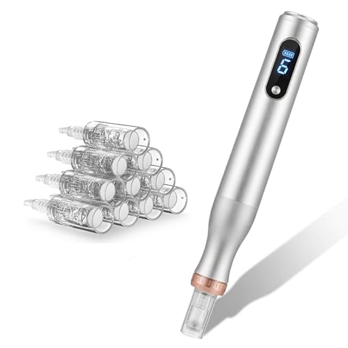 Microneedling Pen for Skin Care at Home - Derma Roller for Women Men