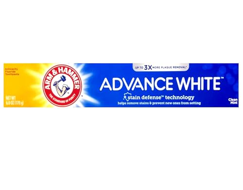 Arm & Hammer Advance White Extreme Whitening Toothpaste Mint 6 Oz Pack of 6