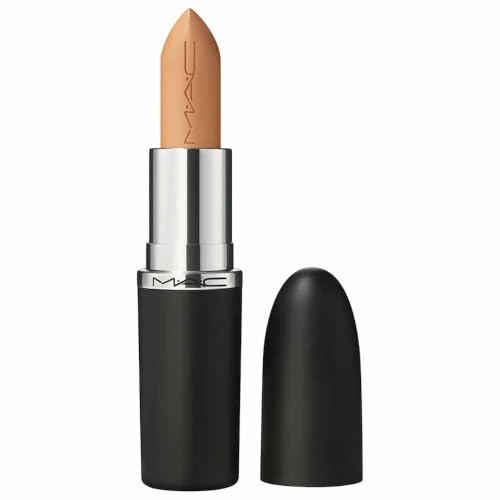 MAC Ximal Sleek Satin Lipstick 837 Peachstock Warm Toned Lip Color 0.12 Oz