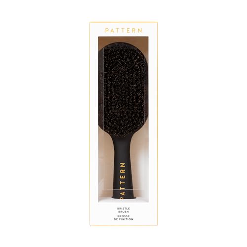 Premium Double-Sided Boar Bristle Hair Brush for Smoothing & Styling