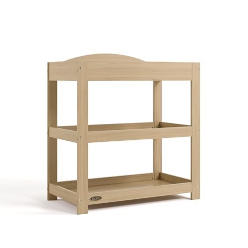 Graco Baby Changing Table with Storage and Water-Resistant Pad - Driftwood