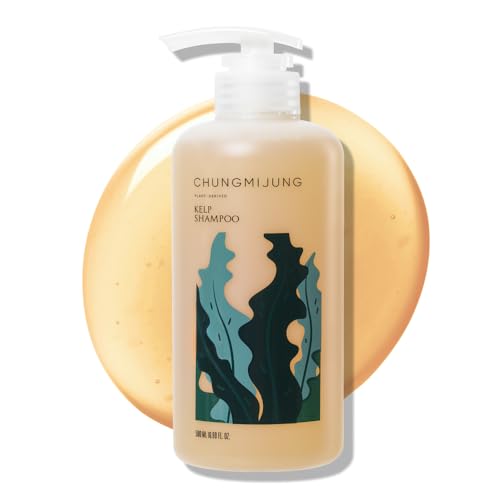 Korean Kelp Shampoo for Sensitive & Itchy Scalp - Sulfate-Free Hydrating Hair Cleanser