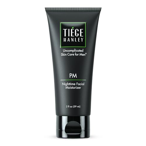 Tiege Hanley PM Nighttime Face Moisturizer for Men Sensitive Skin 2oz