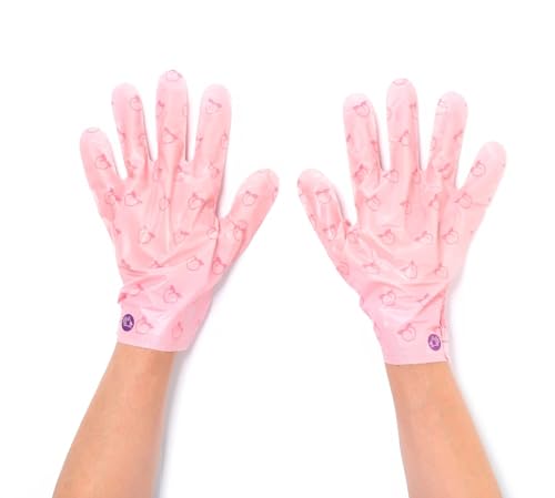 TONYMOLY Peach Hand Mask Pack for Hydrating & Softening Dry Hands - 5 Sheets