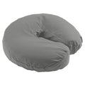 Grey Microfiber Massage Face Cradle Cover 10 Pack - Soft, Breathable, Stain-Resistant