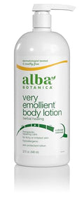 Alba Botanica Herbal Healing Body Lotion - Emollient, Hypoallergenic, 32 Oz
