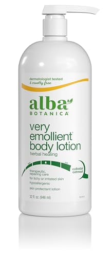 Alba Botanica Herbal Healing Body Lotion - Emollient, Hypoallergenic, 32 Oz