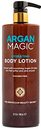 Argan Magic Unscented Hydrating Body Lotion with Argan Oil & Shea Butter - 32 oz