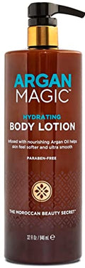Argan Magic Unscented Hydrating Body Lotion with Argan Oil & Shea Butter - 32 oz