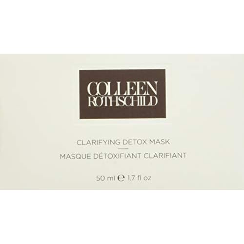 COLLEEN ROTHSCHILD Clarifying Detox Mask | Draws Out Pore-Clogging Impurities | Promotes Clear Skin | Formulated With Charcoal, Vitamin C & Glycolic Acid (1.7 fl oz)