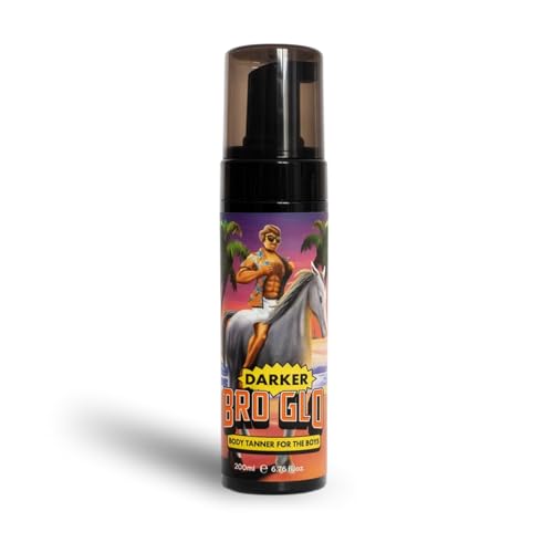 Men's Self Tanning Foam - Quick, Light Water-Based Sunless Tan for Face & Body