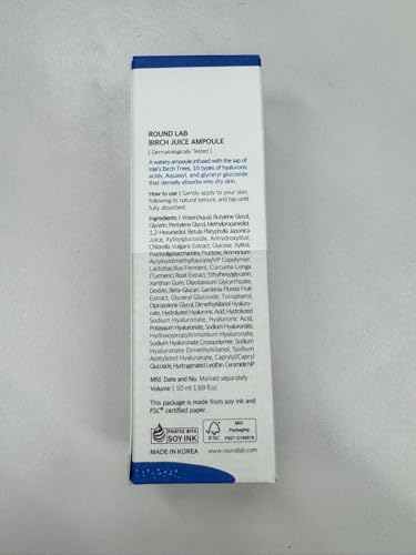 Birch Juice Hydrating Ampoule - 7-Second Moisture Boost for Sensitive Skin