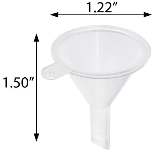 JUVITUS 2 oz Amber Glass Boston Round Black Treatment Pump Bottle (10 pack) + Funnel BPA Free Refillable Empty Storage Containers