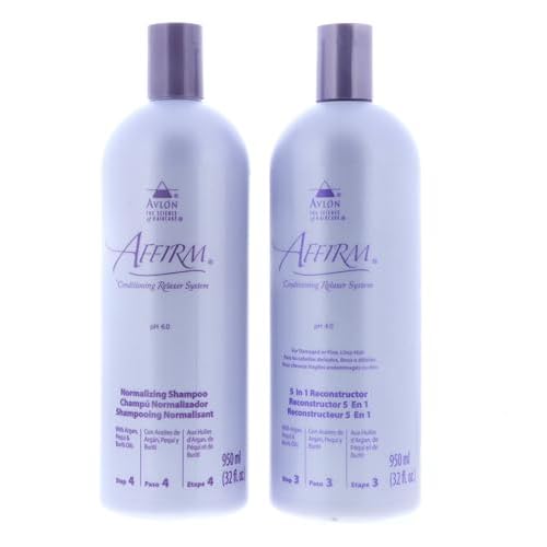 Avlon Affirm 5 In 1 Reconstructor 32 Ounce + Normalizing Shampoo 32 Ounc