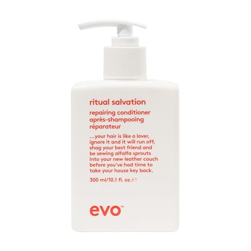 EVO Ritual Salvation Repairing Conditioner 10.1 Fl Oz for Damaged & Color-Treated Hair - Protein-Rich Formula