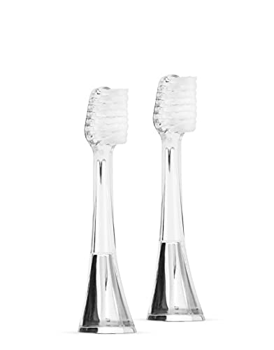 Supersmile Zina45 Replacement Toothbrush Heads Silver - 2 Pack