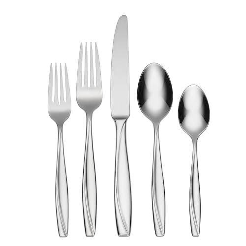 Oneida Camlynn Mirror 45-Piece Flatware Set for 8 - Stainless Steel Service