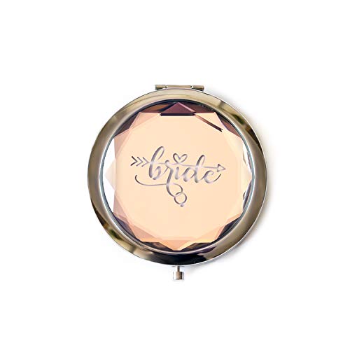Set of 8 Small Mirror Pocket Bride Tribe Gifts Bachelorette Bridesmaid Gift Favors, I Do Crew