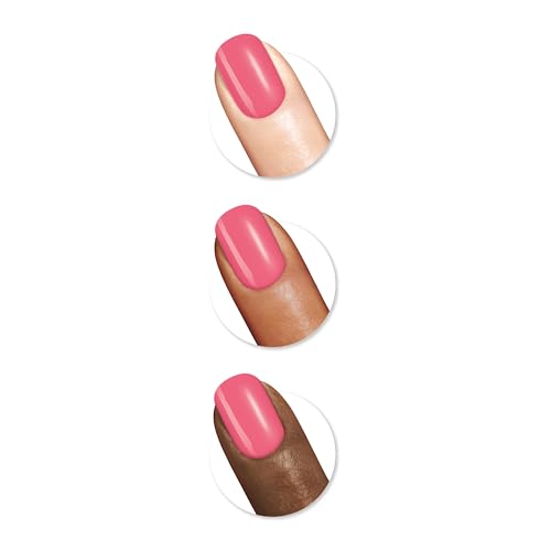 Sally Hansen Miracle Gel¢â, Rain-Glow, Long Lasting, Gel-Like Formula, No UV Lamp Needed, Pink Nail Polish