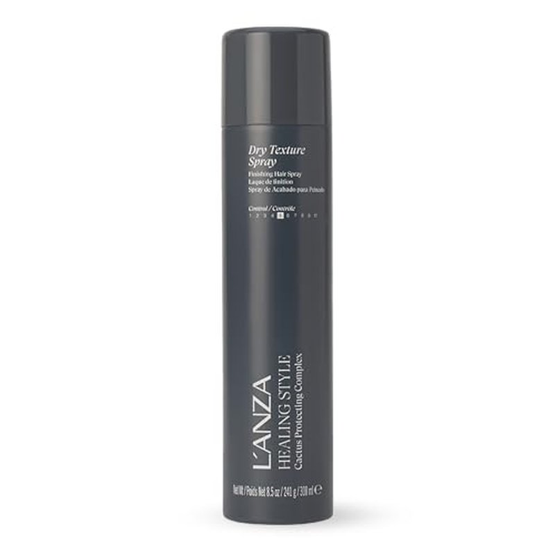 L'ANZA Healing Style Dry Texture Spray Dry Texture Sprays, Volumizing Hairspray, Touchable Fullness, Oil-Absorbing, Anti-Humidity, Color Safe Anti-Humidity Strengthening Care, Sulfate Free