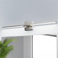 32-Inch Brushed Nickel Modern Bathroom Vanity Light with Built-in Dimmer - 5 CCT