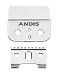 Andis Outliner II Replacement Blade - Close-Cutting Square Blade for GTX Trimmers - 1 Count
