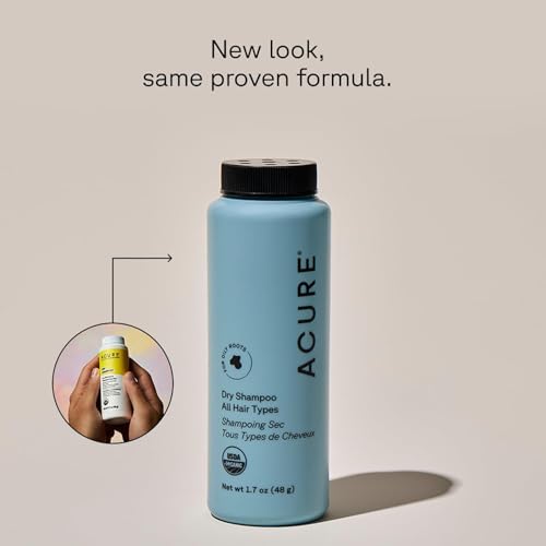 Travel Size Dry Shampoo Set - Vegan, Non-Aerosol, Rosemary & Peppermint - 1.7 oz 2 Pack