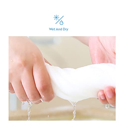 Disposable Large Hair Towels 40 Pack White Spa Towels 15.75 x 31.5 inches - Absorbent & Quick Dry