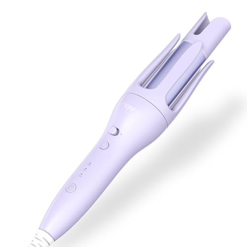 Automatic Hair Curling Iron Wand with Dual Voltage & Ceramic Coating, 3 Temp Settings