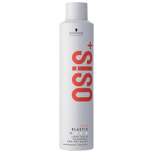 Elastic Hairspray 9 Oz Light Hold with Heat Protection - All Hair Types