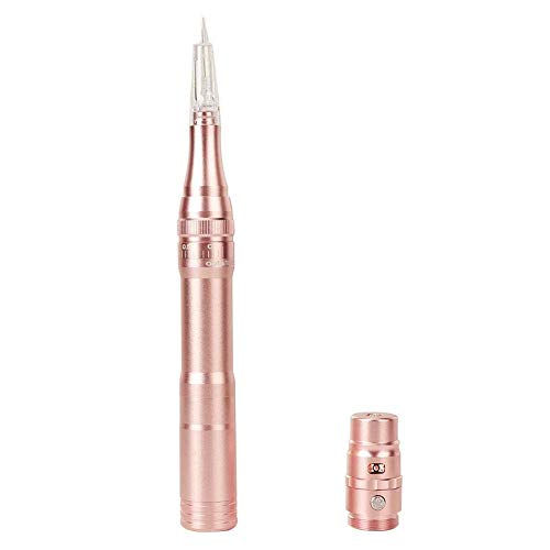 Rotary Tattoo Machine for Permanent Makeup Rose Gold with 10 Needles