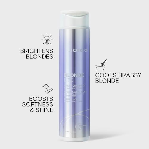 Joico Blonde Life Violet Shampoo 10.1 Fl Oz for Bright Blonde Hair & Neutralizing Brassiness