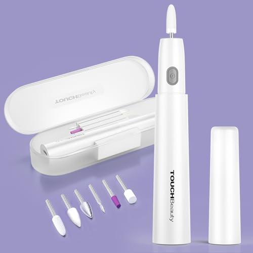 Electric Nail Drill Kit for Manicure & Pedicure - Portable Professional Nail File Set with 6 Bits