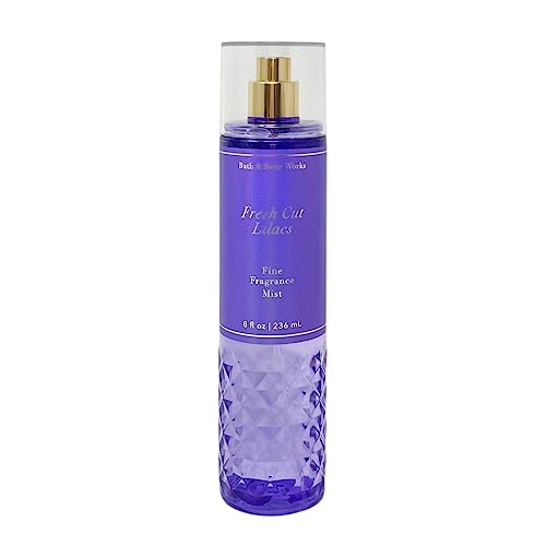 Bath & Body Works Fresh Cut Lilacs 3 Piece Bundle - Fragrance Mist - Body Cream - Shower Gel - Full Size