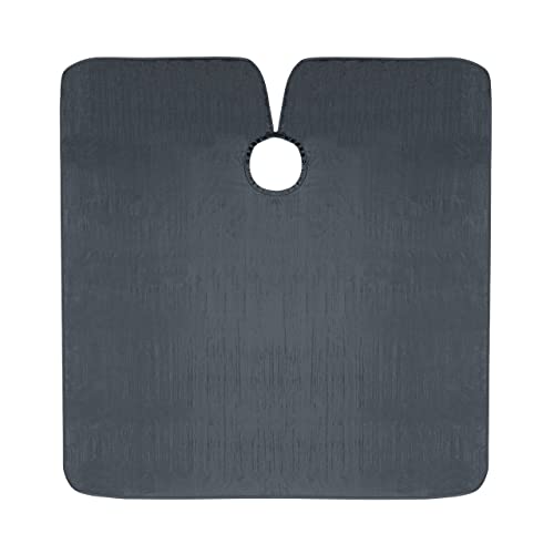 Cricket Forte Haircutting Capes for Professional Salon Barbershop Cape for Clients, Adjustable Snap Neck Closure, Slate