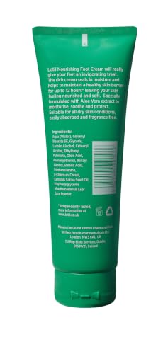 Lotil Nourishing Foot Cream with Aloe Vera for Dry Heels and Hard Skin, 125ml