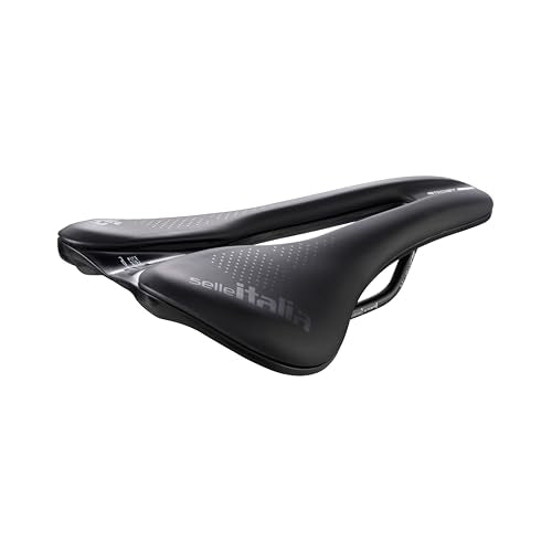 Cycling Saddle - Novus Evo Boost Superflow Unisex Bike Seat 248x145mm Black