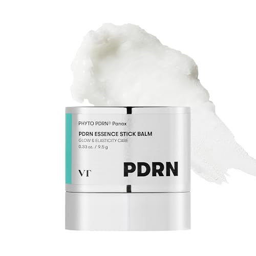 VT COSMETICS PDRN Essence Stick Balm, PDRN Collagen Multi Wrinkle Stick, All-in-One Eye & Neck Treatment, Glow Makeup Base & Face Treatment Balm, Plumping, Fine Lines (0.33 oz.)