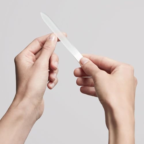 Glass Nail File 6 Inch Fine Grain Double Sided Nail Care Tool