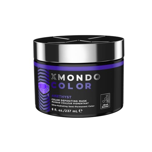 XMONDO Amethyst Color Depositing Hair Mask - Vibrant Purple, 8 Fl Oz