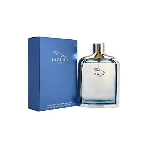 Jaguar Classic Blue Men Eau De Toilette Spray 3.4 Fl Oz Pack of 2 - Romantic Fragrance