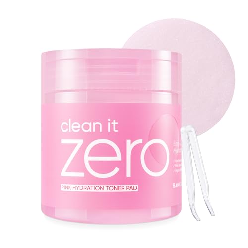 BANILA CO Pink Hydration Toner Pads - Hyaluronic, 70 Count
