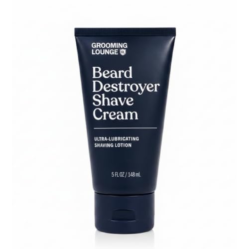Grooming Lounge Beard Destroyer Shave Cream for Men, Rosemary & Aloe