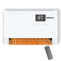 1500W Wall-Mounted Electric Space Heater with Remote & Oscillation