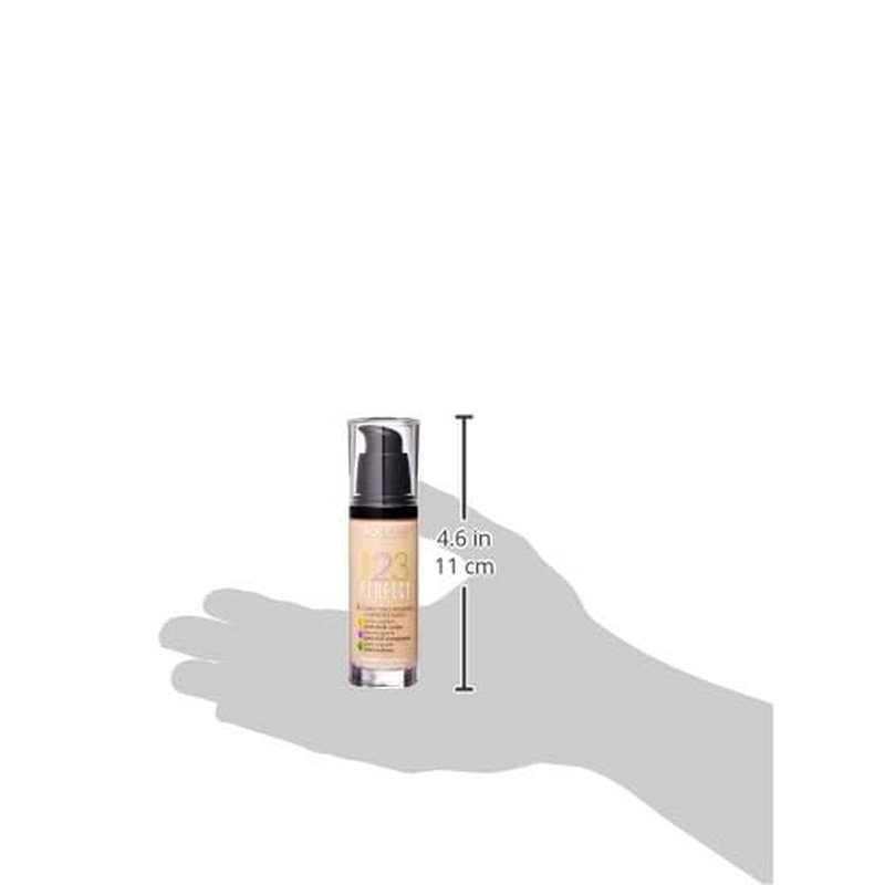 Bourjois Fond de Teint 123 Perfect Foundation for Women, # 51 Vanille Clair, 1 Ounce