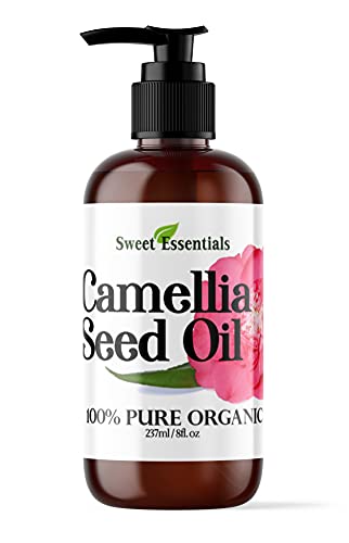 Organic Camellia Seed Oil - Japanese Beauty Oil for Hair & Skin, 8oz